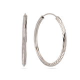 Argolas, Prata de lei 925, Nenhuma pedra