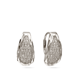 Argolas em prata 925 com zircónia