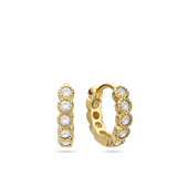 Argolas, Banhado a Ouro, Zircónia de cultivo