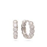 Argolas, Prata de lei 925, Zircónia de cultivo