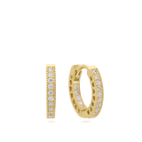 Argolas, Banhado a Ouro, Zircónia de cultivo