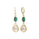 Pendentes, Banhado a Ouro, Vidro cristal