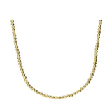 Colar de corrente banhado a ouro
