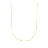 Colar de corrente fina banhado a ouro