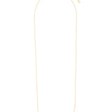 Colar de corrente fina banhado a ouro