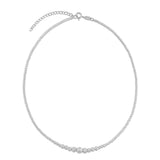 Colar choker em prata 925