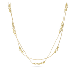 Fio delicado e temático banhado a ouro com swarovski