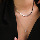 Colar choker em prata 925