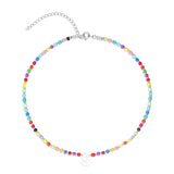 Colar choker, Prata de lei 925, Madrepérola de cultivo, Vidro cristal