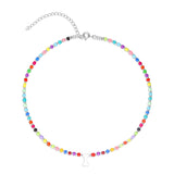 Colar choker, Prata de lei 925, Madrepérola de cultivo, Vidro cristal