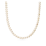 Colar de pérolas banhado a ouro