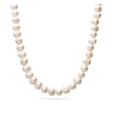 Colar de pérolas banhado a ouro