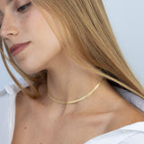 Colar de corrente banhado a ouro