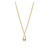Fio com pendente lágrima banhado a ouro