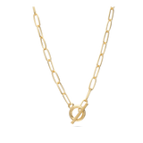 Fio com pendente, Banhado a Ouro, Nenhuma pedra