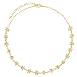 Colar choker, Banhado a Ouro, Nenhuma pedra
