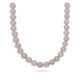 Colar de pedras banhado a ouro com quartzo rosa