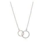 Fio com pendente em prata 925 com zircónia