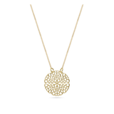 Fio com pendente banhado a ouro