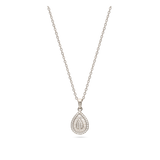 Fio com pendente, Prata, Prata de lei 925, Zircónia de cultivo