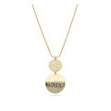 Fio com pendente, Banhado a Ouro, Nenhuma pedra