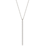 Fio com pendente em prata 925 com zircónia