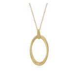 Fio com pendente banhado a ouro