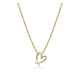 Fio com pendente, Banhado a Ouro, Nenhuma pedra