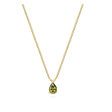 Fio com pendente, Banhado a Ouro, Zircónia de cultivo
