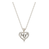 Fio com pendente, Prata de lei 925, Zircónia de cultivo