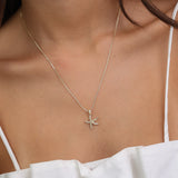 Fio com pendente estrela do mar banhado a ouro