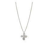 Fio com pendente flor em prata 925