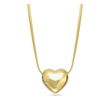 Fio com pendente banhado a ouro
