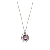 Fio com pendente, Prata de lei 925, Zircónia de cultivo