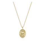 Fio com pendente, Banhado a Ouro, Nenhuma pedra