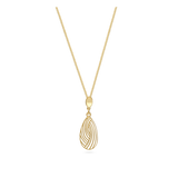 Fio com pendente banhado a ouro