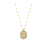 Fio com pendente, Banhado a Ouro, Nenhuma pedra