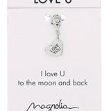 Charm LOVE YOU em prata 925
