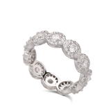 Anel delicado em prata 925 com zircónia