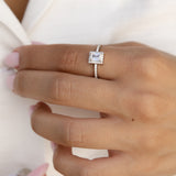 Anel Delicado, Prata de lei 925, Zircónia de cultivo