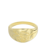 Anel delicado banhado a ouro