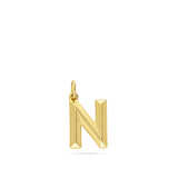 Pingente banhado a ouro "N"