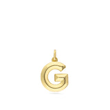 Pingente banhado a ouro "G"
