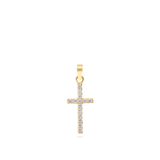 Pingente, Ouro de 9 quilates, Zircónia de cultivo